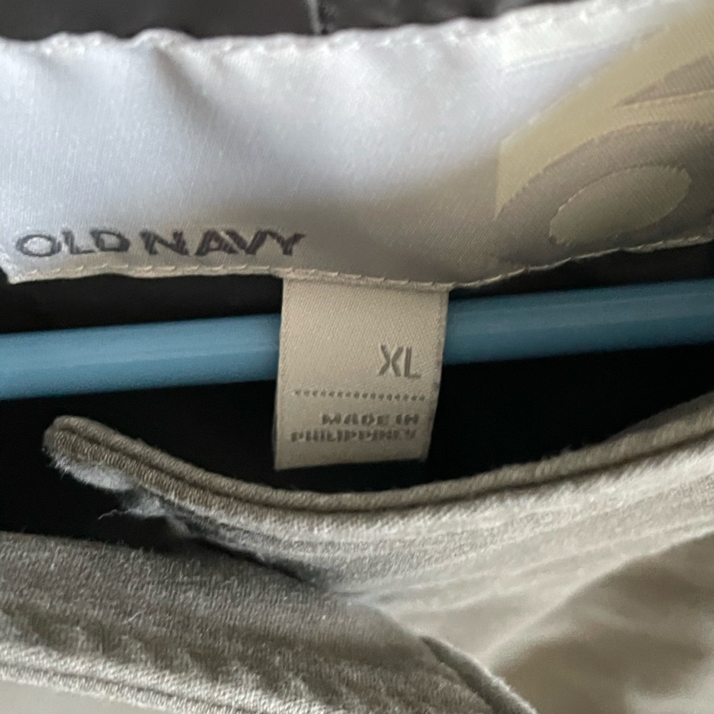 Old Navy XL Light Gray Cropped Style Jacket